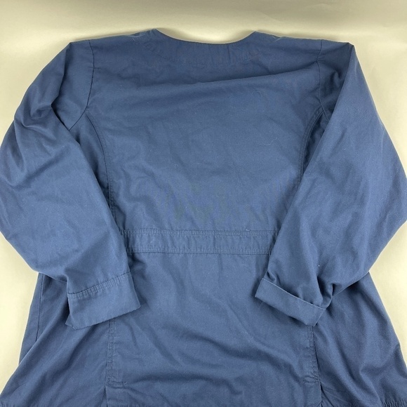 Butter Soft Button Up Shirt Womens 2X Blue Long Sleeve - Picture 10 of 10